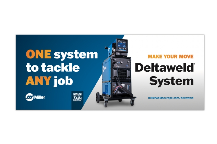 Picture of Deltaweld Banner “ONE system to tackle ANY job” 